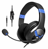 AmazonBasics – 游戏耳机 标准 蓝色 标准