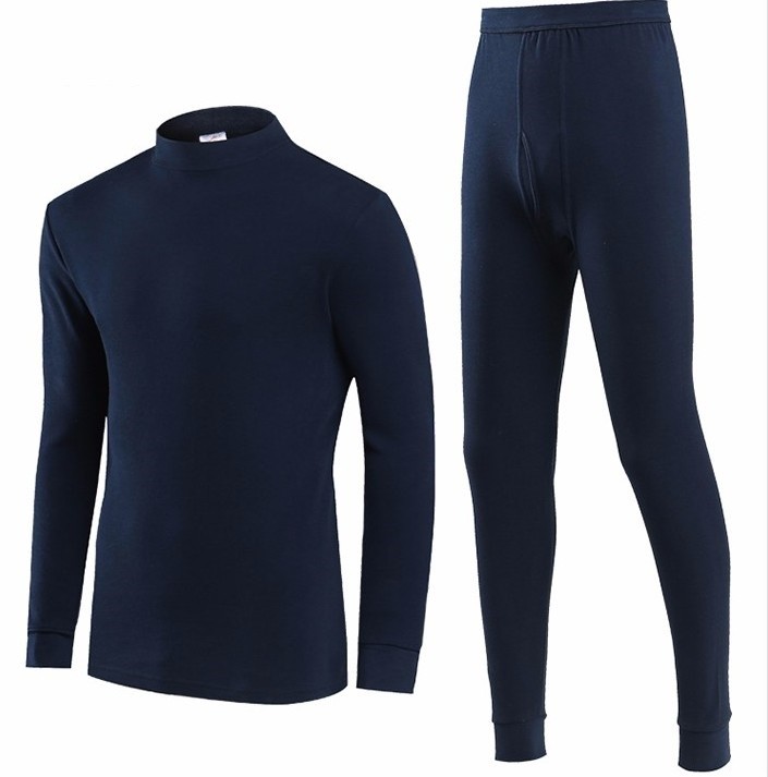 相思鸟 男女中高领保暖内衣套装