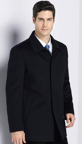 恒源祥 MDC02713 男士羊毛呢大衣