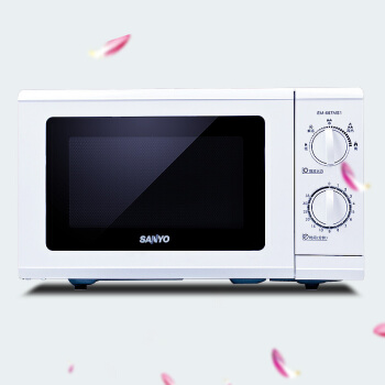 SANYO 三洋 家用小型迷你机械转盘式微波炉