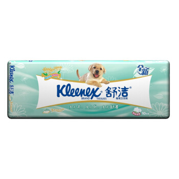 Kleenex 舒洁 卫生纸 3层卷纸 官方旗舰店 洋甘菊10卷