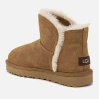 UGG Classic Mini Fluff Trim Sheepskin 女式短靴