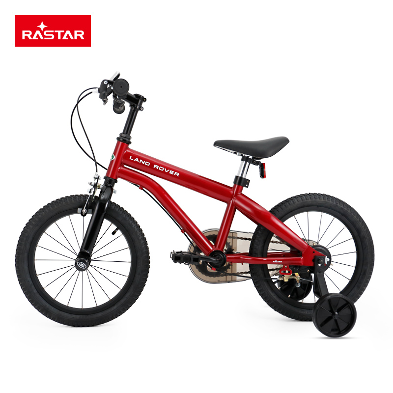 RASTAR 星辉 路虎儿童自行车男孩脚踏车幼儿骑行单车14寸带辅助轮