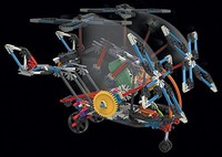 K'nex喷射式飞机 2合1建筑套装 402件 工程教育玩具