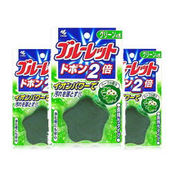 KOBAYASHI 小林制药 水箱用洁厕块 绿色青草味 120g*3件