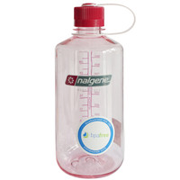 乐基因（nalgene） 美国原动水壶 大容量窄口塑料杯男 1L 2078-2051 透明粉 *3件