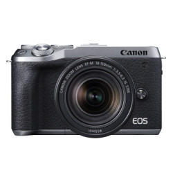 canon佳能eosm6markiiapsc画幅微单相机银色efm18150mmf35isstm变焦