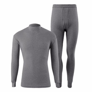 相思鸟 情侣款小高领保暖内衣套装