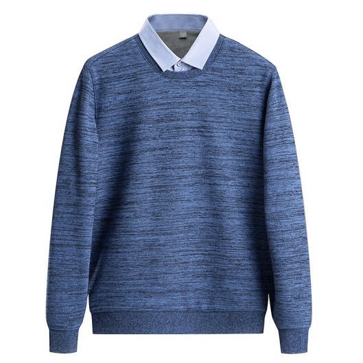 相思鸟 男士加绒加厚针织衫