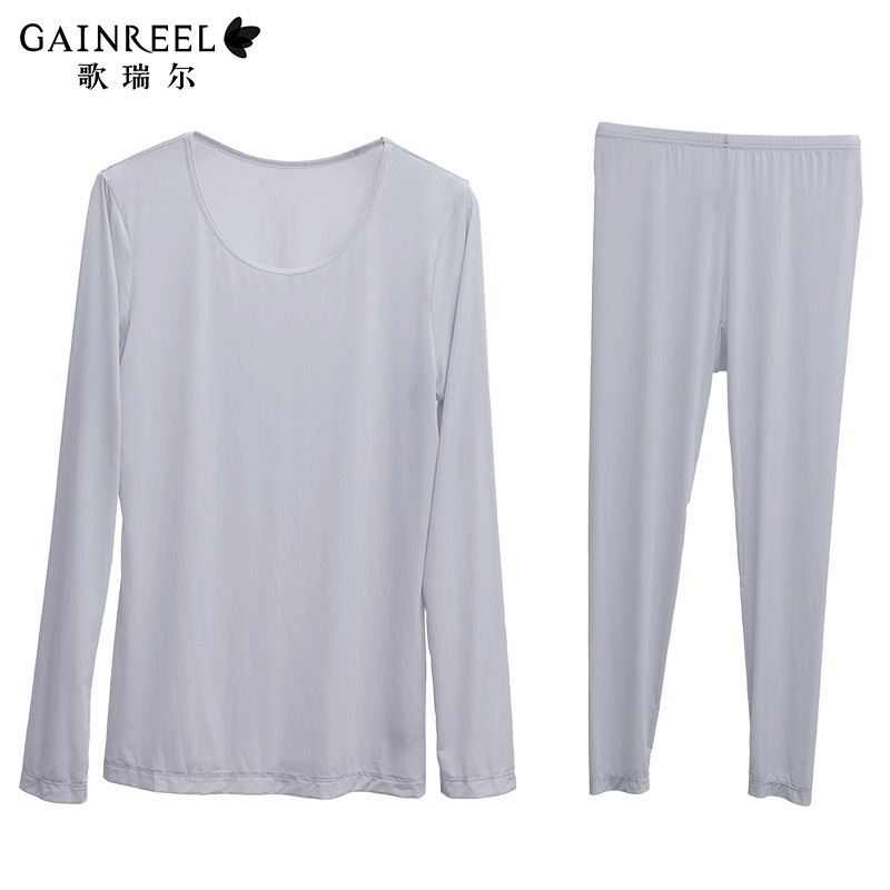 歌瑞尔时尚舒适情侣内衣男女士打底秋衣秋裤套装 XL