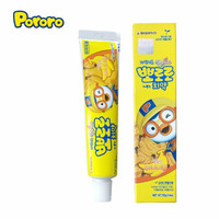 Pororo 啵乐乐 儿童牙膏3-6岁 香蕉味 50g *5件