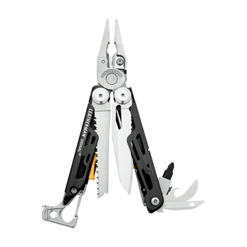 莱特曼（LEATHERMAN）Signal烽火 莱泽曼户外求生工具钳多功能军刀EDC户外打火石工具 银色