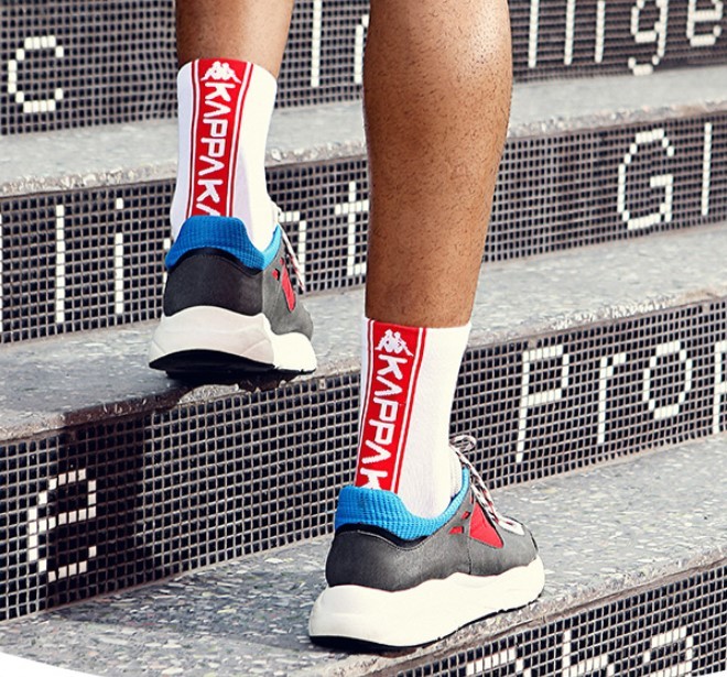 Kappa 卡帕 KP8W25 串标男士街头潮袜 2双