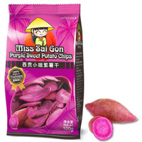 越南进口 西贡小姐（Miss.Sai Gon）休闲零食 进口果蔬干  紫薯干100g *17件