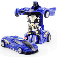 麦酷迪 变形玩具金刚5 汽车机器人 蓝色警车随机1只装