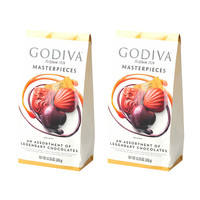 Godiva 歌帝梵 三口味混合装巧克力 376g/袋 多规格可选 2袋