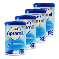 Aptamil 德国爱他美 婴儿配方奶粉 Pre段 800g/罐 适合0-3个月 4罐装