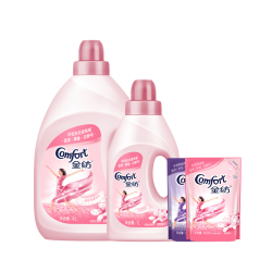 Comfort 金纺 樱花衣物护理剂 4L+1L+(502ml*2袋)