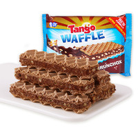 百草味 Tango咔咔脆48g 印尼進口零食巧克力夾心威化餅干 *14件
