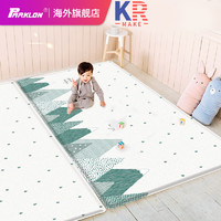 韩国原装进口帕克伦PVC宝宝爬行垫客厅家用加厚4cm折叠婴儿爬爬垫