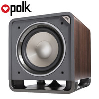 polk 普樂之聲 HTS12 有源低音炮12英寸專業發燒家庭影院超重低音音響 胡桃棕色