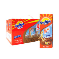 阿华田 （Ovaltine）燕麦麦芽乳饮料（可可口味） 早餐饮料 200ml*12盒 整箱装