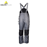 代尔塔/DELTAPLUS 405422PU涂层Oxford极低温防寒背带裤 可定制灰色 S码 1件