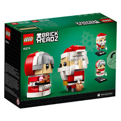 lego乐高40274方头仔圣诞节老人和夫人