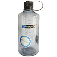 乐基因（nalgene） 美国原动水壶 大容量窄口塑料杯男 1L 2078-2027 灰色透明 *3件