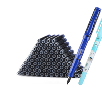 烂笔头 散装钢笔墨囊 3.4mm口径 100支 送钢笔2支