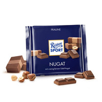 凑单品：Ritter Sport 瑞特斯波 果仁糖夹心牛奶巧克力 100g