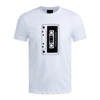 EMPORIO ARMANI 阿玛尼奢侈品新款男士印花针织T恤衫 3G1TG1-1J00Z WHITE-0138 L