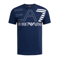 EA7 EMPORIO ARMANI 阿玛尼奢侈品19秋冬新款男士针织T恤衫 6GPT11-PJ02Z BLUE-3503 XL