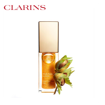 娇韵诗 CLARINS 植萃凝亮润唇油7ml-07#钻光蜜糖色 水润隐形唇纹果冻唇彩