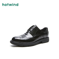 热风Hotwind男士正装鞋H43M9708 01黑色 39