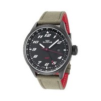 GLYCINE 冠星 Airman 系列 GL1007 男士双区计时腕表