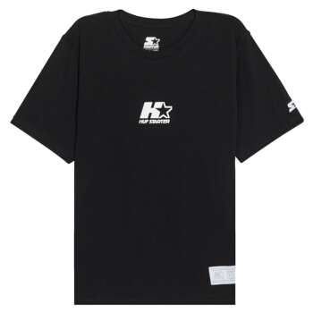 HUF 男士黑色短袖T恤 TS00832-BLACK-M