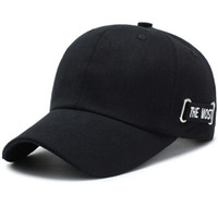 北诺（BETONORAY）帽子男韩版潮时尚棒球帽女休闲简约鸭舌帽街头嘻哈帽 黑色