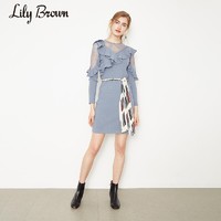Lily Brown LWNO195015 女士蕾丝针织连衣裙