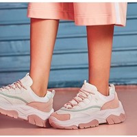 38女神节预售：SKECHERS 斯凯奇 74236 女士撞色拼接老爹鞋