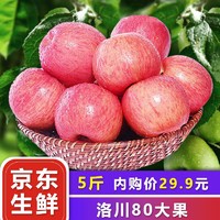 苹果陕西红富士苹果水果生鲜新鲜水果5斤  补新货