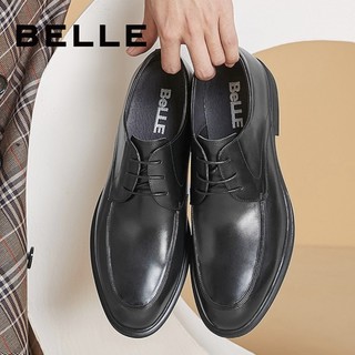 商品belle 百丽 6cf01cm9 男士商务休闲皮鞋