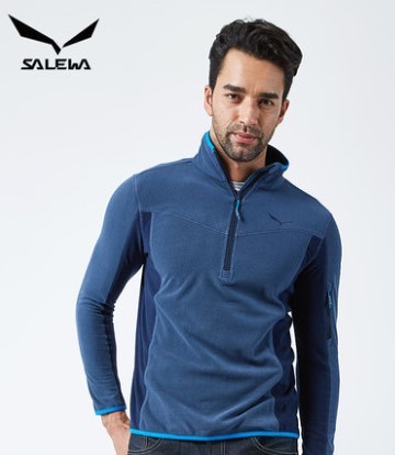 SALEWA 沙乐华 26169/26170 情侣立领半开衫抓绒衣