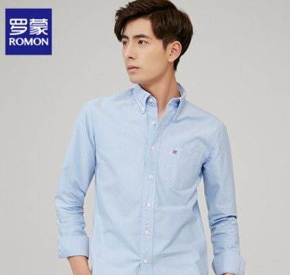 ROMON 罗蒙 2C81085 男士牛津纺长袖衬衫