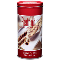 印度尼西亚进口 Redondo 瑞丹多 威化 卷心酥 巧克力味 150g *11件
