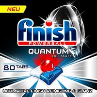 Finish 亮碟 Quantum系列 洗碗机洗涤块 80块