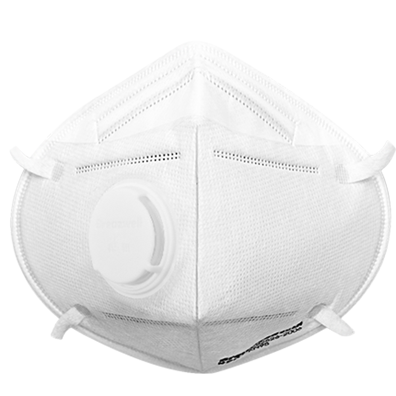 Breazwell 松研 910V Kn95级防雾霾无纺布口罩 白色 5只独立装
