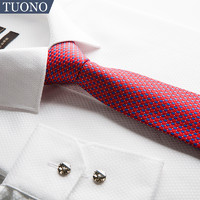 Tuono托諾輕奢男商務正裝領帶 男士結婚工作年會禮盒裝韓版領帶 *5件