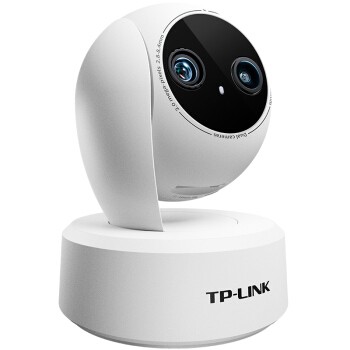 TP-LINK 普联 无线监控摄像头 2K超清400万双摄云台 家用智能网络安防监控器360全景wifi手机远程IPC44AN双目变焦