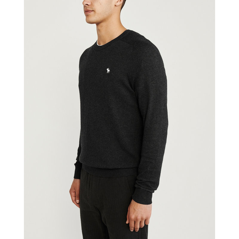 Abercrombie & FitchAbercrombie＆Fitch男装新品圆领棉山羊绒针织衫 301643-1